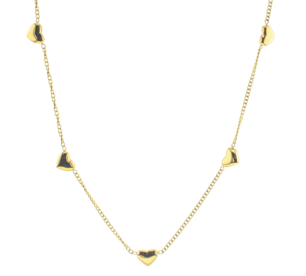 Gold waterproof Necklace - Paige