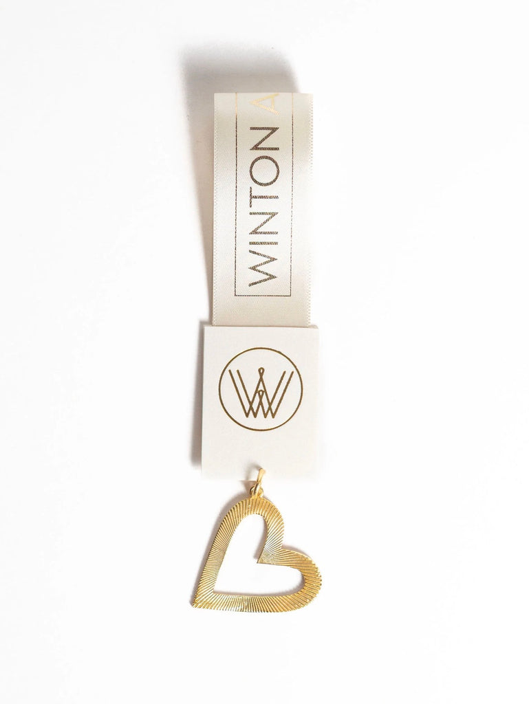 Reversible Heart Statement Charm