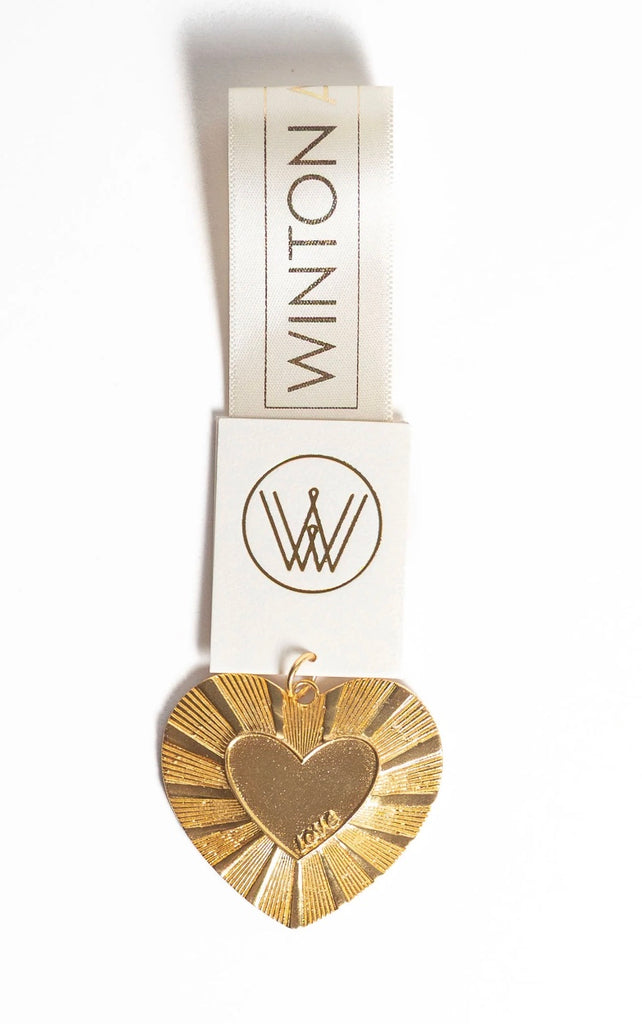 Love Heart Statement Charm