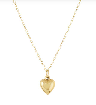 16" Love Plush Gold Charm Necklace