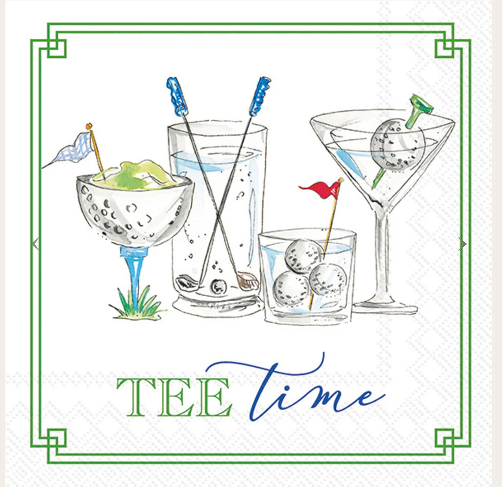 Golf Drinks Cocktail Napkin