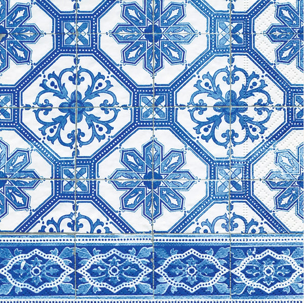 Moroccan Tiles Cocktail Napkin