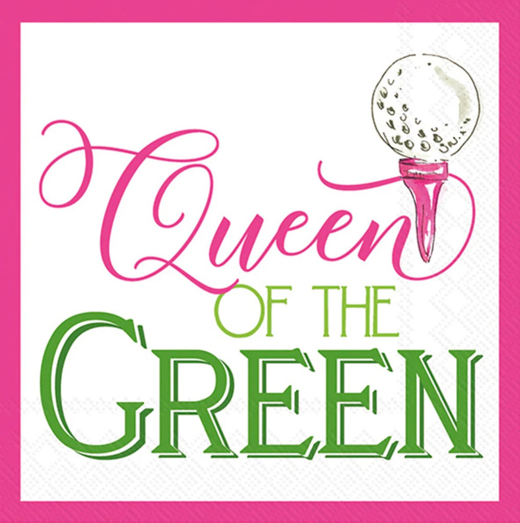 Queen Of The Green Cocktail Napkin