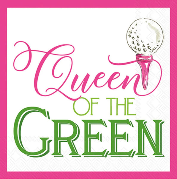 Queen Of The Green Cocktail Napkin