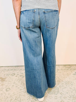 Blake High Rise Super Wide Leg - Wishfulness Wash