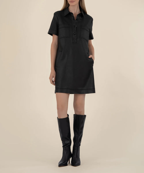 Tatiana Coated Dress