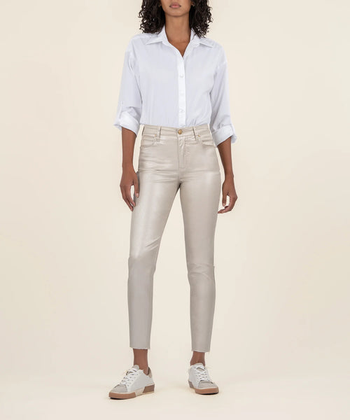 Charlize Coated High Rise Skinny