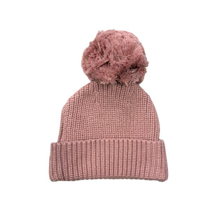 Knit Pom Hat - Rose