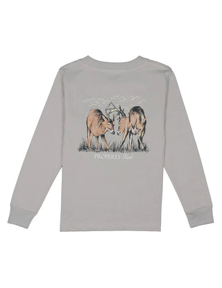 Boys Trophy Season Long Sleeve Ice Grey