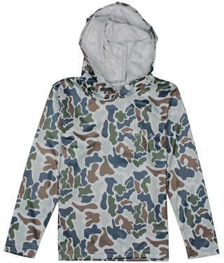 Boys Sportsman Performance Hoodie Terra Camo