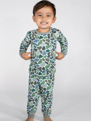 Pebble Camo - Long Sleeve/Pants PJs