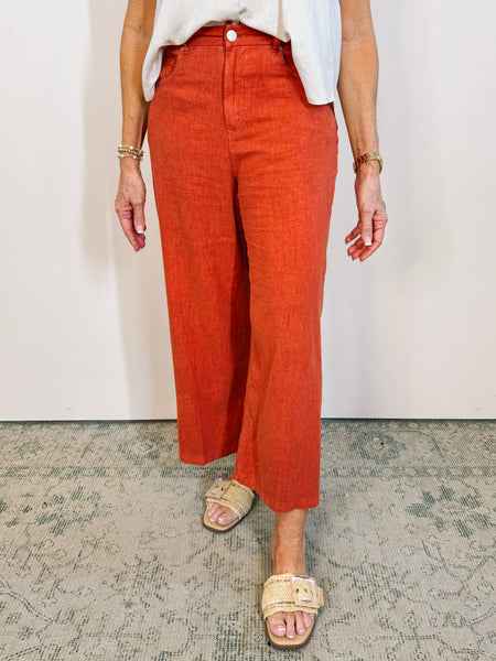 Audrey Pant Burnt Brick