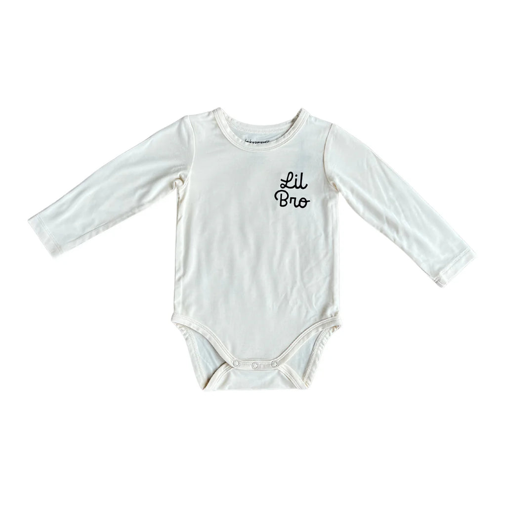 Boys Lil Bro Baby Long Sleeve Bodysuit