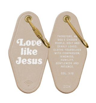 Love Like Jesus Bible Verse Keychain