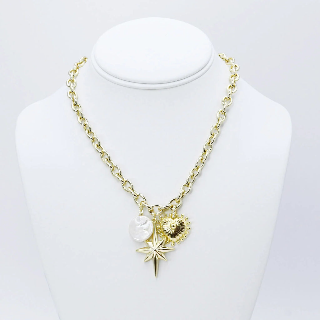 Lovely Link Necklace Gold