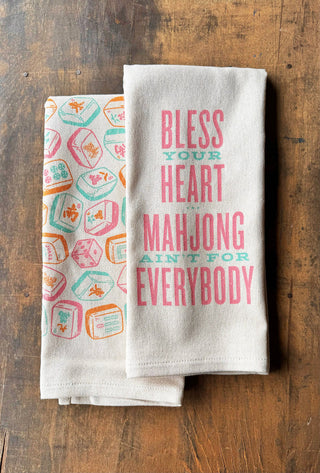 Bless Your Heart... Mahjong Ain't For Everybody Kitchen Towel