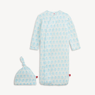 Trunkettes Blue Modal Gown and Hat Set