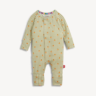 Pumpkin Plaid Modal Footie