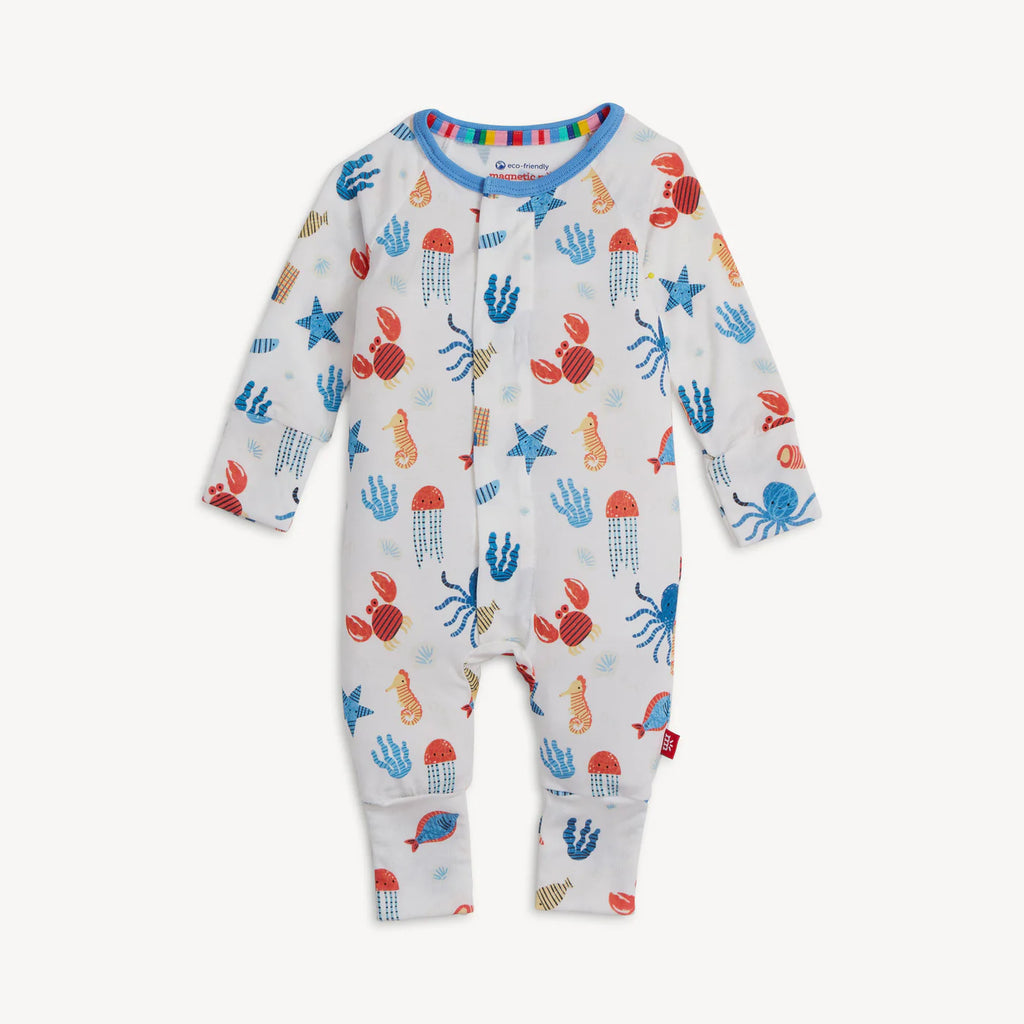Deep Chic Blue Modal Magnetic Convertible Coverall