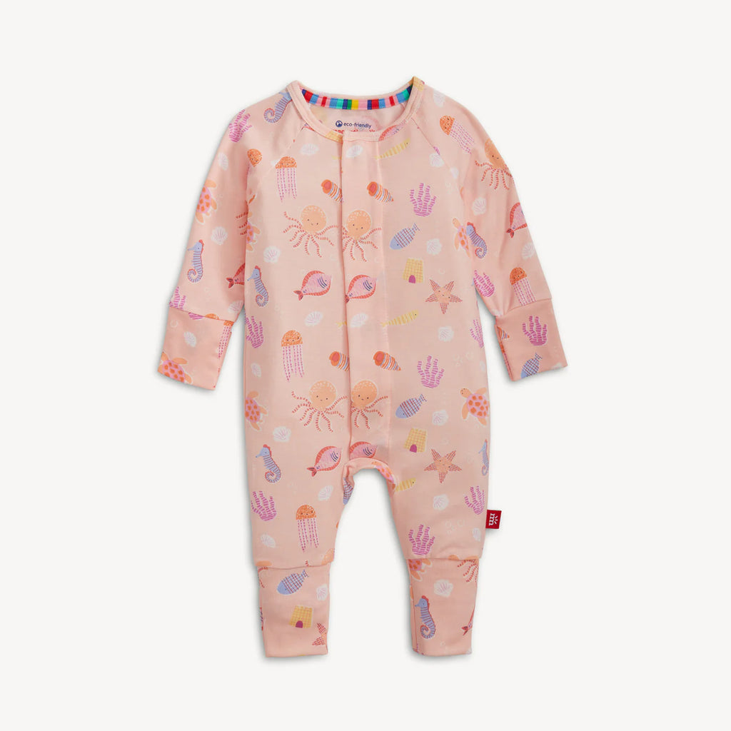 Deep Chic Pink Modal Magnetic Convertible Coverall