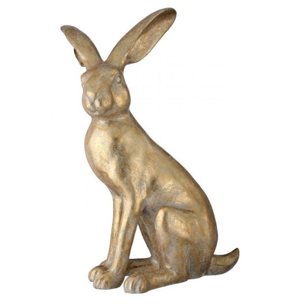 Large Resin Golden Bunny