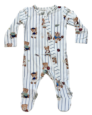 Mixed Sports Bears 2-Way Zipper Footie