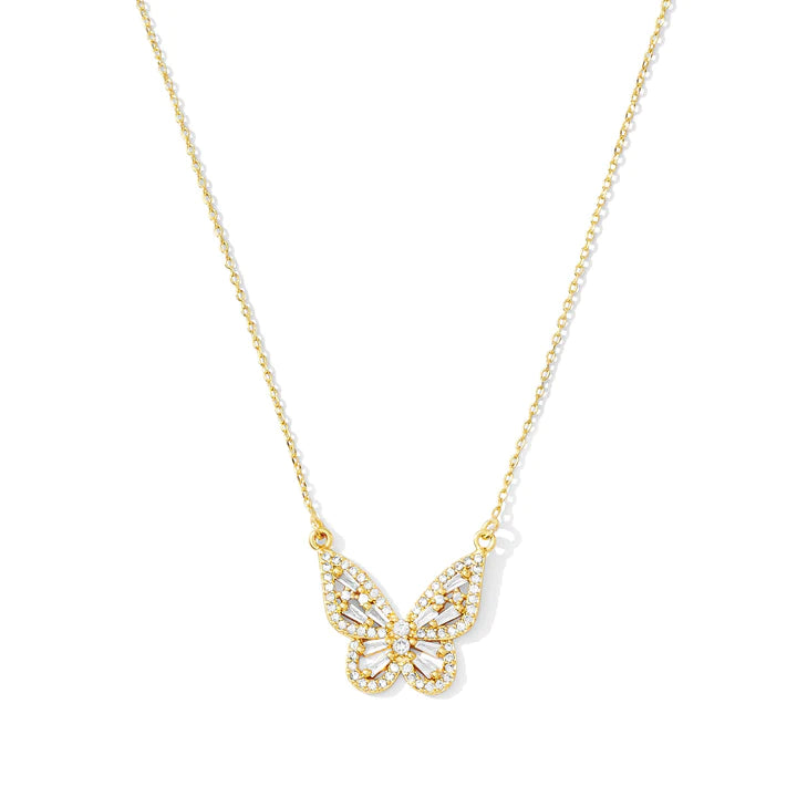 Gold Butterfly Necklace