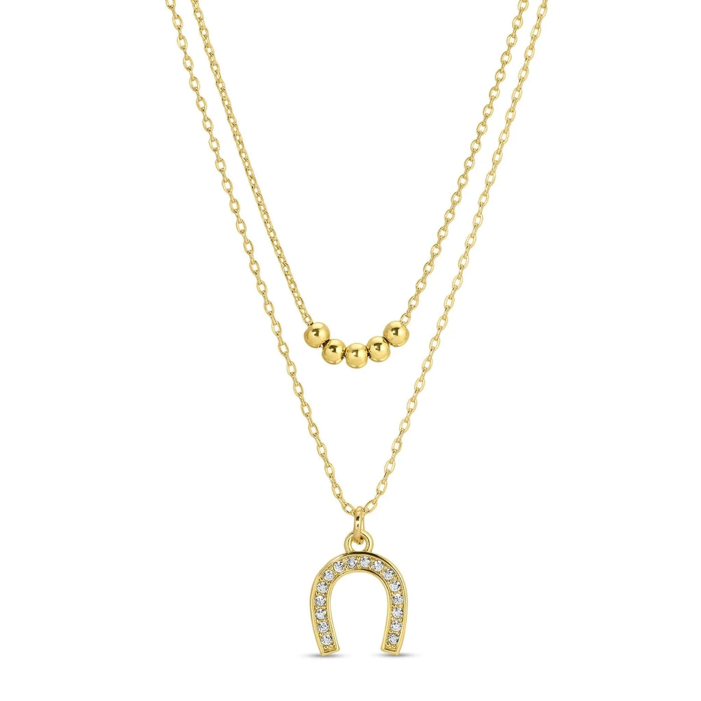 Layered Horseshoe Necklace