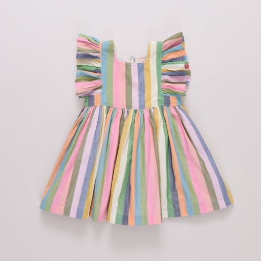Elsie Dress - Parade Stripe