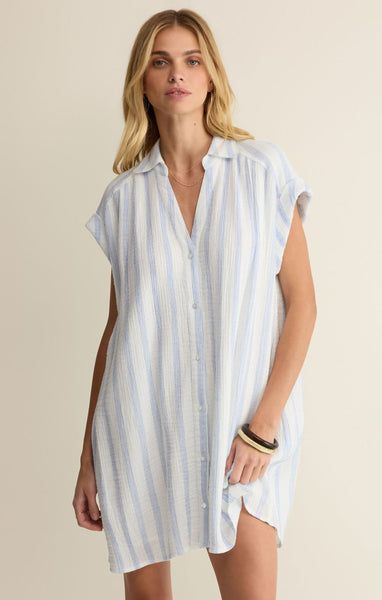 Shellbound Striped Dress