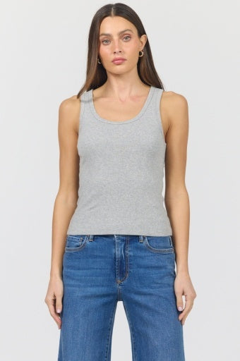 Louise Tank - Heather Grey