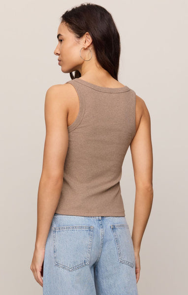 Rowe Scoop Tank - Heather Ash