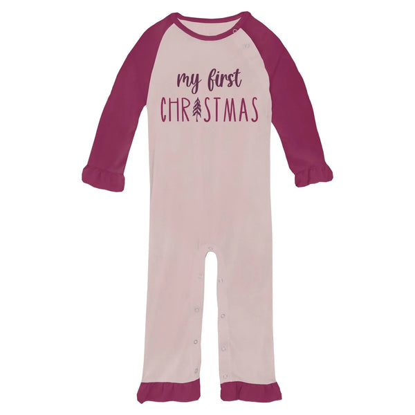 Baby Rose My First Christmas Romper