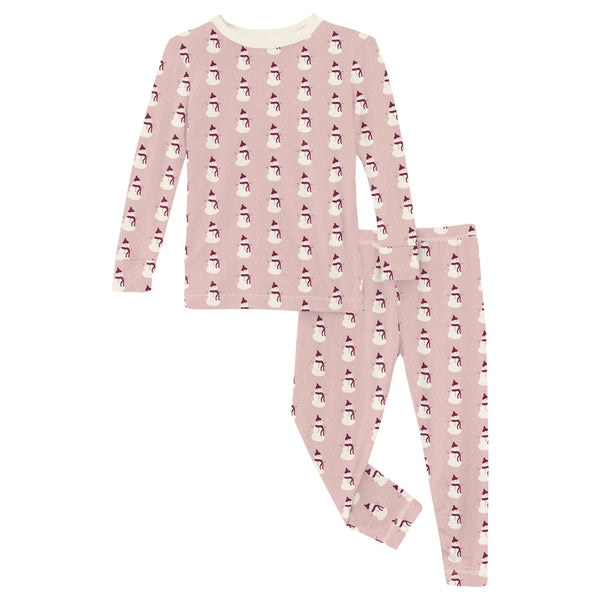 Baby Rose Tiny Snowman Pajama