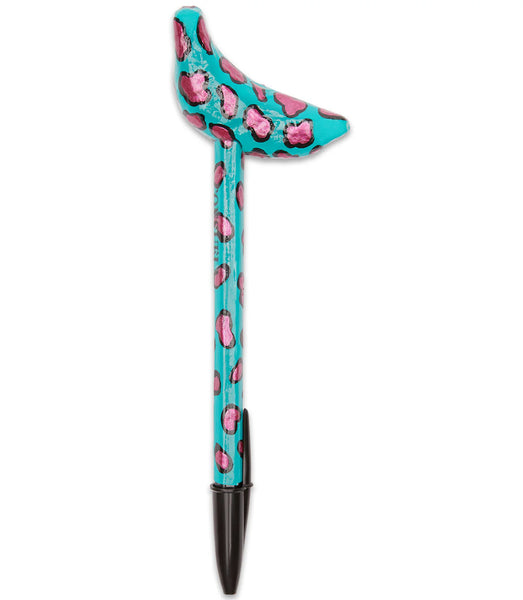 Hand Painted Paper Mâché Jag Banana Pen