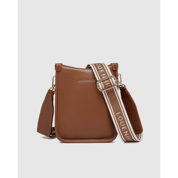 Parker Logo Crossbody Bag - Tan