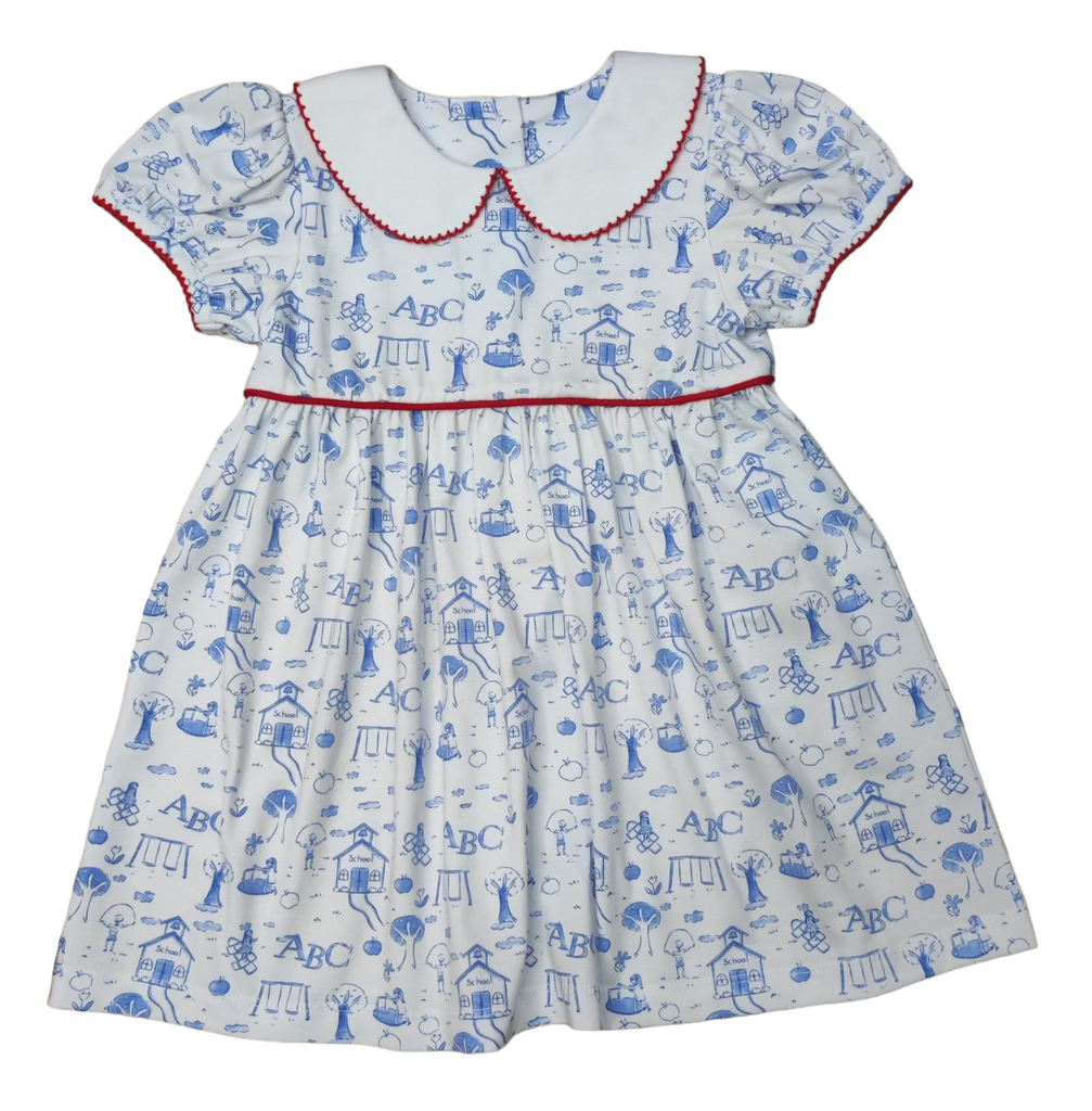 School Yard Fun Short Sleeve Dress