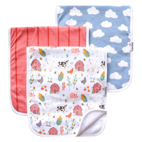Premium Burp Cloths Set (Assorted Styles)