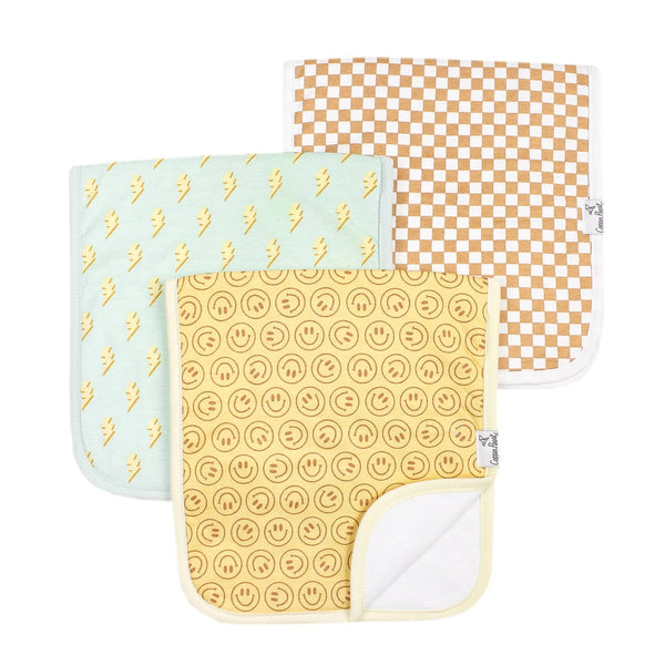 Burp Cloths Set Pack of 3 (Assorted Styles)
