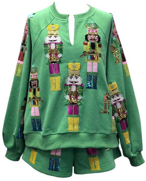 Sequin Nutcracker Sweatshirt