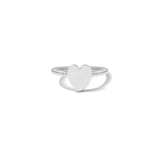 Silver Heart Ring