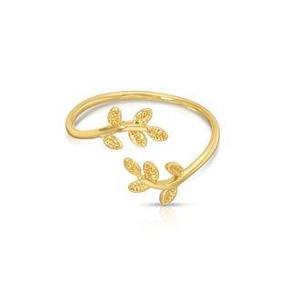 Leaves Adjustable Ring