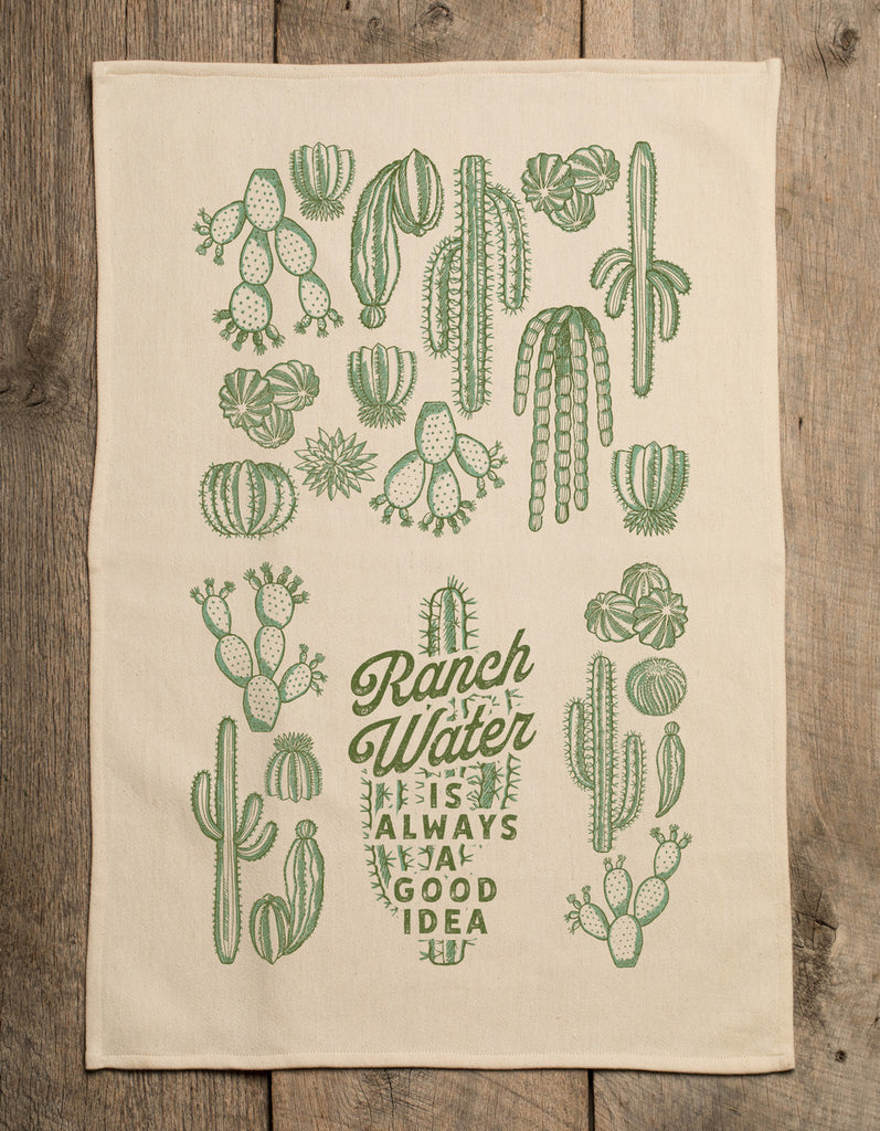 Ranch Water Is Always A Good Idea Kitchen Towel