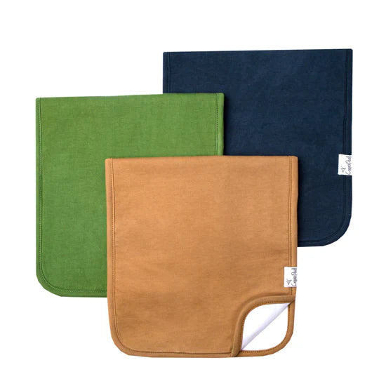 Burp Cloths Set Pack of 3 (Assorted Styles)