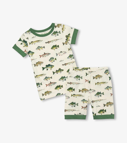 Real Fish Short Pajama Set