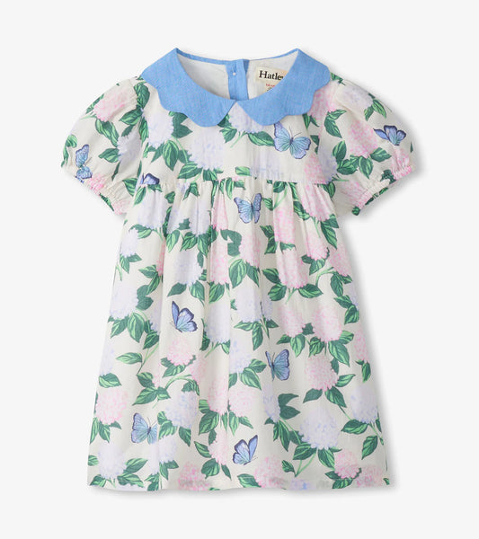 Enchanted Garden Woven Collar Dress