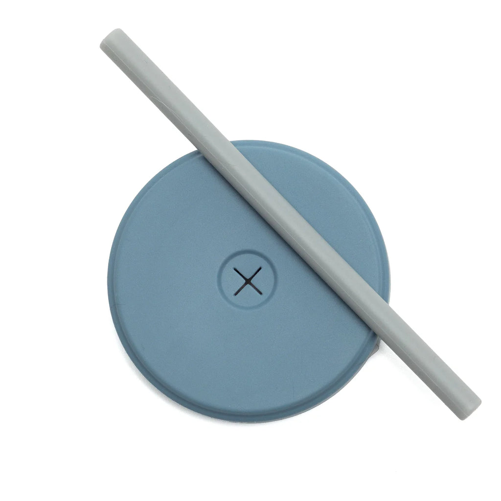 Blue Punch Straw Lid Addition