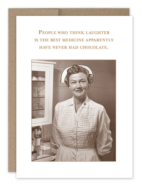 Laughter is the Best Medicine Get Well Card