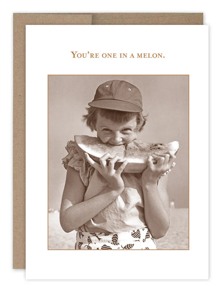 Once in a Melon Thank You Card