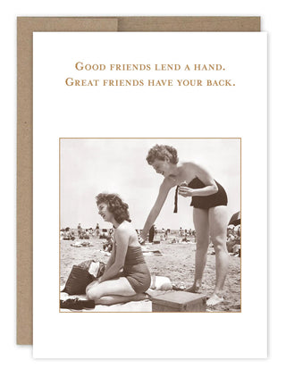 Have Your Back Friendship Card